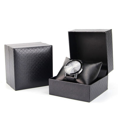 Beli Diamond Crosshatch Tekstured Hard Paper Watch Case Cardboard Box Mewah online manufacture