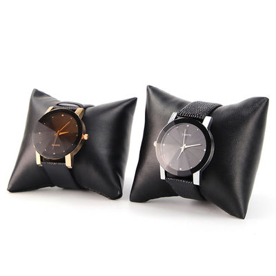 Diamond Crosshatch Tekstured Hard Paper Watch Case Cardboard Box Mewah