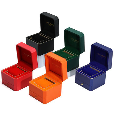 Custom Logo Hard Paper Watch Box Packaging Luxury Storage Organizer Dengan Laci