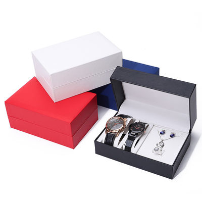 Kapasitas besar Hard Paper Watch Box Kekuatan Perhiasan Storage Case Multi Fungsi