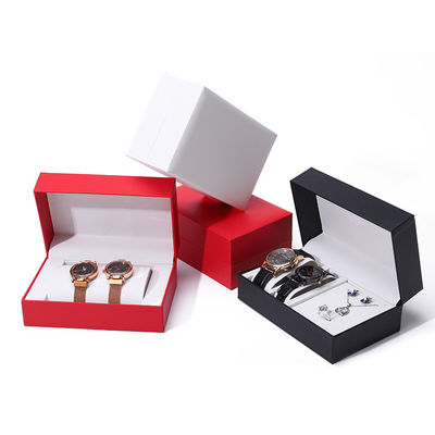 Kapasitas besar Hard Paper Watch Box Kekuatan Perhiasan Storage Case Multi Fungsi