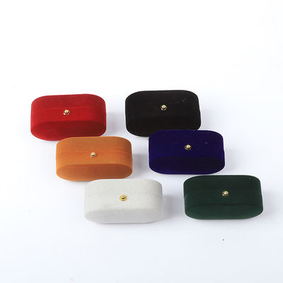 Custom Velvet Ring Box Packaging Untuk Perhiasan Pernikahan Dan Perkawinan