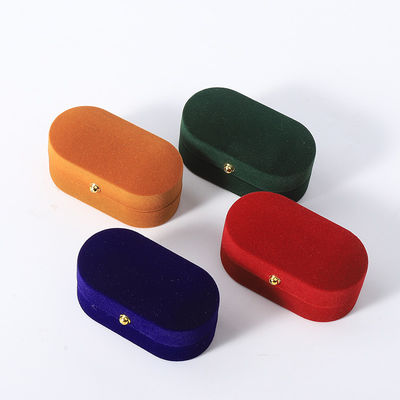 Custom Velvet Ring Box Packaging Untuk Perhiasan Pernikahan Dan Perkawinan