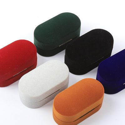 Custom Velvet Ring Box Packaging Untuk Perhiasan Pernikahan Dan Perkawinan