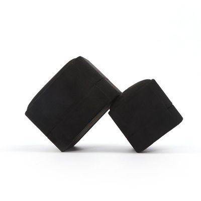 Grosir Perhiasan High End Kemasan Kotak Cincin Custom Logo Perhiasan Kemasan Mewah Pernikahan Ganda Pertunangan Velvet Ring Box
