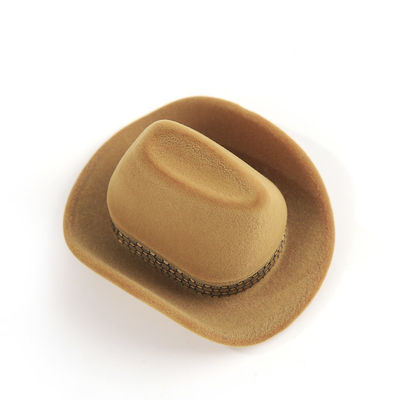 kotak cincin koboi beludru premium yang dipersonalisasi dan dapat disesuaikan untuk hadiah Liburan