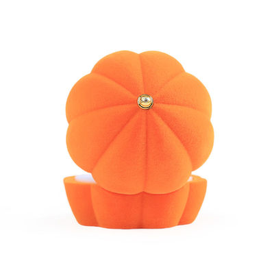 Customized premium personalized velvet ring box perhiasan kemasan untuk Halloween