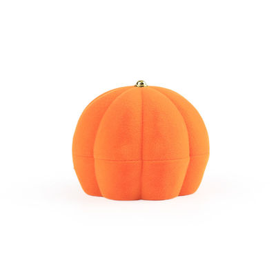Customized premium personalized velvet ring box perhiasan kemasan untuk Halloween