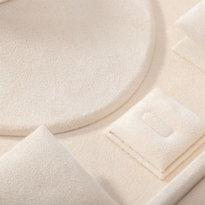 Baki Perhiasan Beludru Premium yang Dapat Disesuaikan OEM Tampilan Baki Perhiasan untuk set perhiasan