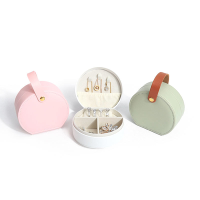 OEM ODM Kulit Organizer Storage Perhiasan Travel Box Custom Perhiasan kotak hadiah