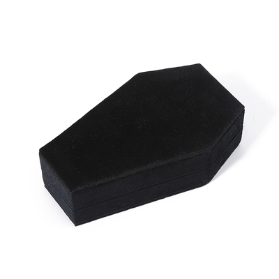 Custom Organizer Storage Black velvet Perhiasan Travel Box OEM Perhiasan Natal kotak hadiah