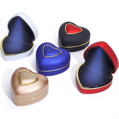 Perhiasan Display Case Storage Display Case LED Termasuk untuk Cincin dan Gelang