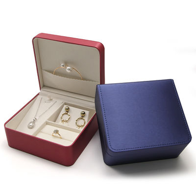 Hanhong Custom Ring Earrings and Necklace Gift Box Set untuk penyimpanan perhiasan perjalanan