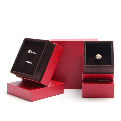 Kertas Bahan Velvet Kotak Perhiasan Hanhong Desain Custom Eco-Friendly Packaging