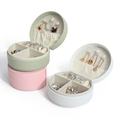 OEM ODM Kulit Organizer Storage Perhiasan Travel Box Custom Perhiasan kotak hadiah